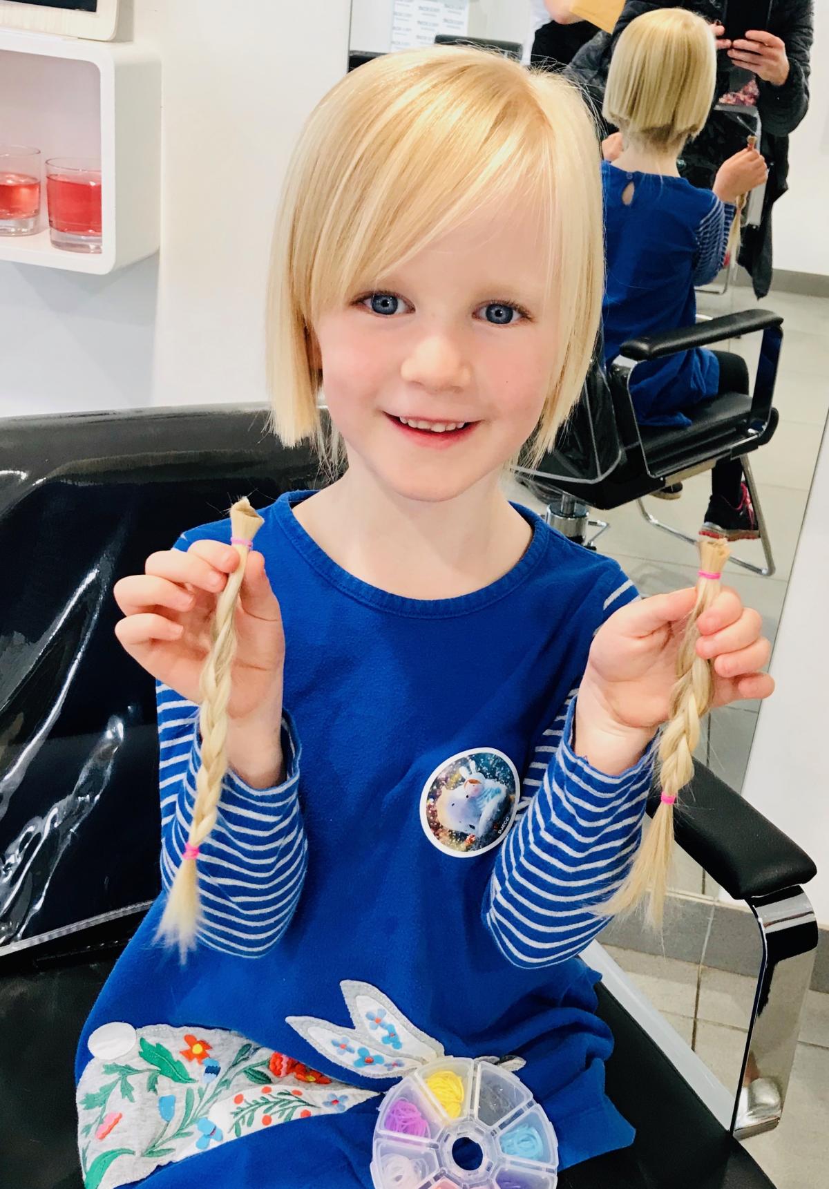 Five Year Old Donates Her Hair Following Her Own Tumour