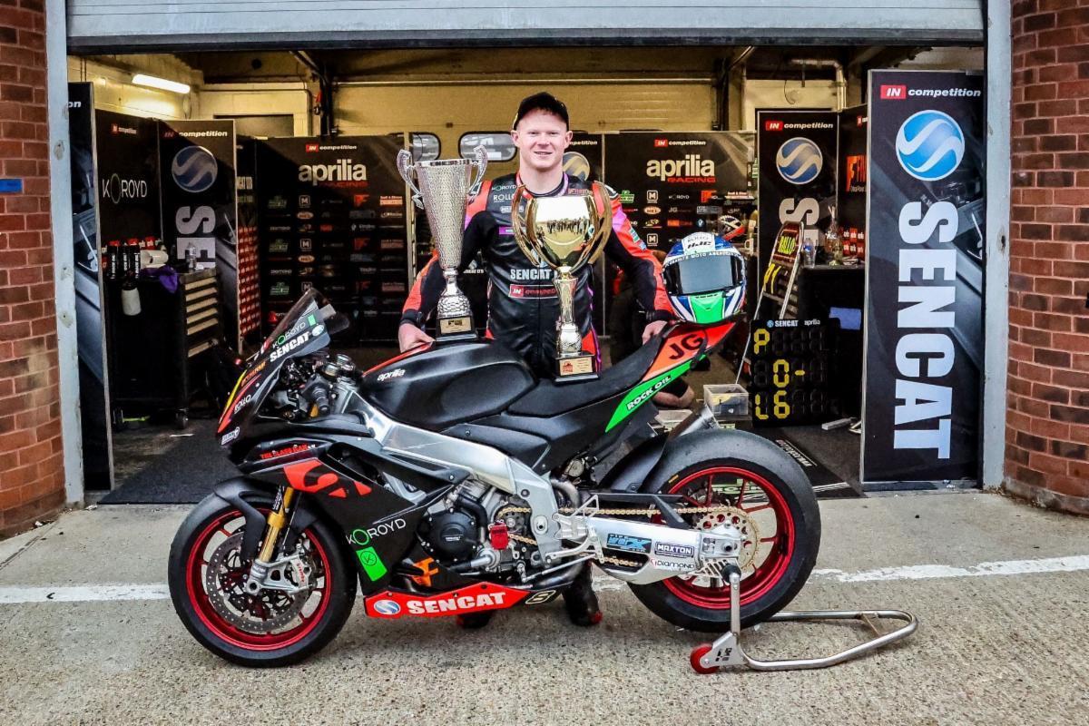 Lewis Rollo has rounded off a memorable year in the Bennetts British Superbikes Image: Colin Port Images